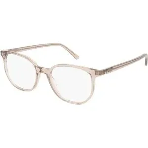 Luxottica Fashion Brillen Vertriebs GmbH Ray-Ban RX5397 ELLIOT Unisex-Brille inkl. Gläser Vollrand Geometrisch Acetat-Gestell 50/19/145, Braun