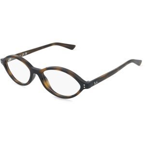 Luxottica Fashion Brillen Vertriebs GmbH Ray-Ban RX7265 Unisex-Brille inkl. Gläser Vollrand Geometrisch Kunststoff-Gestell 52/16/145, Havanna