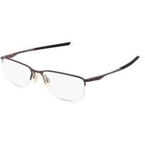 Luxottica Fashion Brillen Vertriebs GmbH Oakley OX3218 Herren-Brille inkl. Gläser Halbrand Quadratisch Metall-Gestell 52/18/136, Braun