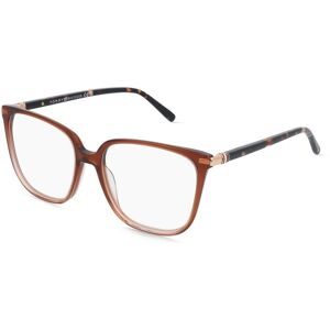 Safilo GmbH Tommy Hilfiger TH 2353 Damen-Brille inkl. Gläser Vollrand Quadratisch Acetat-Gestell 54/16/140, Rot