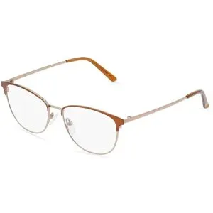 Wenzhou Bada Optical Co. , LTD Fielmann BD 441 CL Damen-Brille inkl. Gläser Vollrand Butterfly Edelstahl-Gestell 52/15/135, Braun