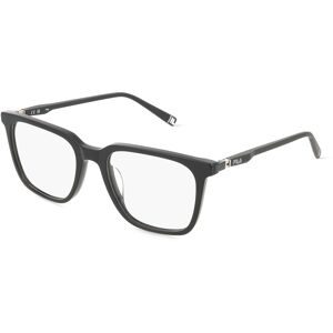 DE RIGO Vision D.A.CH. GmbH Fila VFI876 Unisex-Brille inkl. Gläser Vollrand Quadratisch Kunststoff-Gestell 53/19/145, Schwarz