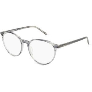 FERDINAND MENRAD GmbH & Co KG JOOP! JP 1200 Unisex-Brille inkl. Gläser Vollrand Rund Acetat-Gestell 51/17/145, Grau
