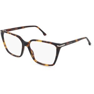 Safilo GmbH Victoria Beckham VB 1014 Damen-Brille inkl. Gläser Vollrand Quadratisch Acetat-Gestell 56/15/140, Braun