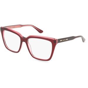 Marchon Germany GmbH Calvin Klein CK24541 Unisex-Brille inkl. Gläser Vollrand Quadratisch Acetat-Gestell 53/16/140, Rot