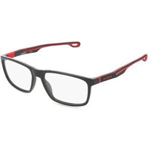 Safilo GmbH Carrera 4416 Herren-Brille inkl. Gläser Vollrand Eckig Kunststoff-Gestell 55/16/145, Schwarz