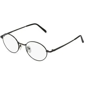 Zhangzhou Agilton Optical Co., Ltd. Fielmann MC 549 CL Unisex-Brille inkl. Gläser Vollrand Oval Edelstahl-Gestell 48/20/135, Grau