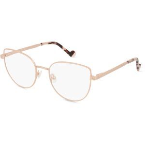 Marchon Germany GmbH Liu Jo LJ2166 Unisex-Brille inkl. Gläser Vollrand Butterfly Metall-Gestell 52/19/140, Pink