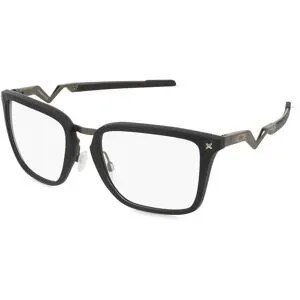 Luxottica Fashion Brillen Vertriebs GmbH Oakley OX8162 COGNITIVE Herren-Brille inkl. Gläser Vollrand Quadratisch Titan-Gestell 56/19/132, Schwarz