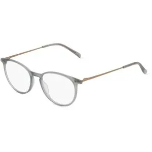 Eyestar Limited (China) Fielmann MI 050 FLEX CL Unisex-Brille inkl. Gläser Vollrand Panto Acetat-Gestell 47/17/140, Grau