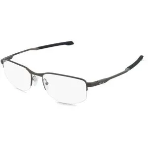 Luxottica Fashion Brillen Vertriebs GmbH Oakley OX3035 ADDAMS 0.5 Herren-Brille inkl. Gläser Halbrand Eckig Metall-Gestell 54/18/140, Transparent