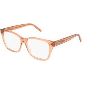 Thélios Givenchy GV50061I Damen-Brille inkl. Gläser Vollrand Cat Eye Acetat-Gestell 55/14/145, Orange
