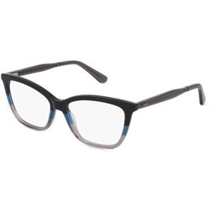 Marchon Germany GmbH Calvin Klein CK23545 Unisex-Brille inkl. Gläser Vollrand Cat Eye Kunststoff-Gestell 53/15/145, Blau