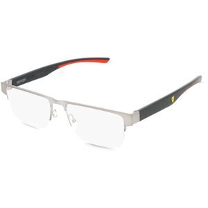 Luxottica Fashion Brillen Vertriebs GmbH Scuderia Ferrari FZ7007 Herren-Brille inkl. Gläser Halbrand Halb Metall-Gestell 55/17/145, Grau