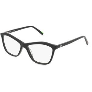 Marchon Germany GmbH DKNY DK5056 Unisex-Brille inkl. Gläser Vollrand Cat Eye Acetat-Gestell 53/15/140, Schwarz