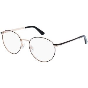 Marcolin Deutschland GmbH Guess GU2868 Unisex-Brille inkl. Gläser Vollrand Rund Metall-Gestell 51/18/140, Schwarz