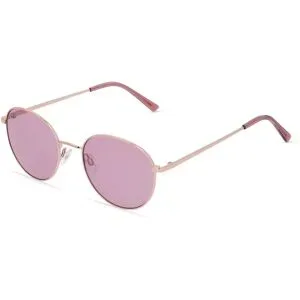Wenzhou Ouhai Glasses Co., Ltd. Fielmann OU 001 SUN CL Unisex-Sonnenbrille Vollrand Panto Edelstahl-Gestell, Gold