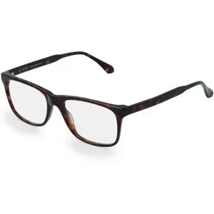 C&S CO. LTD. Fielmann ABC 042 CL Herren-Brille inkl. Gläser Vollrand Quadratisch Acetat-Gestell 53/17/135, Havanna