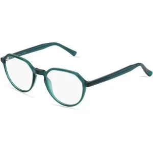 C&S CO. LTD. Fielmann ABC 068 CL Unisex-Brille inkl. Gläser Vollrand Panto Acetat-Gestell 51/20/140, Blau