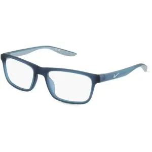 Marchon Germany GmbH Nike 7046 Unisex-Brille inkl. Gläser Vollrand Quadratisch Acetat-Gestell 54/17/140, Blau
