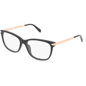 Safilo GmbH Nike FOS 7150 Damen-Brille inkl. Gläser Vollrand Quadratisch Kunststoff-Gestell 55/16/140, Schwarz
