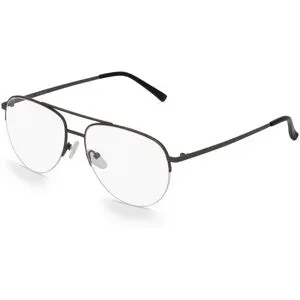 Wenzhou Bada Optical Co. , LTD Fielmann BD 430 CL Unisex-Brille inkl. Gläser Halbrand Pilot Edelstahl-Gestell 52/16/140, Grau