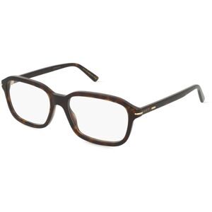 Kering Eyewear Spa Gucci GG1446O Unisex-Brille inkl. Gläser Vollrand Quadratisch Acetat-Gestell 56/18/145, Havanna