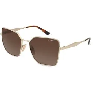 Luxottica Fashion Brillen Vertriebs GmbH Vogue eyewear VO4284S Damen-Sonnenbrille Vollrand Quadratisch Metall-Gestell, Gold