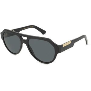 Luxottica Fashion Brillen Vertriebs GmbH Dolce&Gabbana 0DG4466 Herren-Sonnenbrille Vollrand Quadratisch Acetat-Gestell, Schwarz