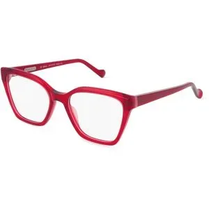 De Lotto s.r.l. Fielmann Elementra EMT 001 RN Damen-Brille inkl. Gläser Vollrand Butterfly Acetat-Gestell 53/18/145, Rot