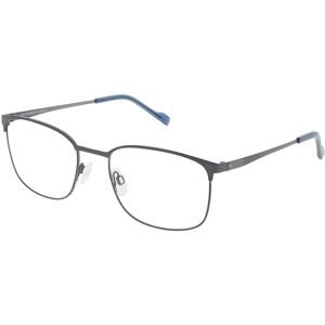 Eschenbach Optik GmbH Eschenbach 820981 Herren-Brille inkl. Gläser Vollrand Quadratisch Titan-Gestell 55/20/145, Grau