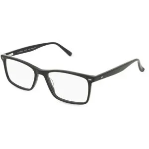 Wenzhou Bada Optical Co. , LTD Fielmann BD 552 FLEX CL GEORG Herren-Brille inkl. Gläser Vollrand Quadratisch Acetat-Gestell 55/17/145, Schwarz