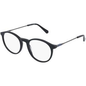 Marcolin Deutschland GmbH Gant GA3257 Herren-Brille inkl. Gläser Vollrand Rund Acetat-Gestell 50/19/145, Schwarz