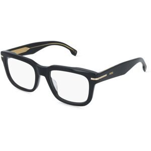 Safilo GmbH Boss 1746/G Herren-Brille inkl. Gläser Vollrand Eckig Acetat-Gestell 53/20/150, Schwarz