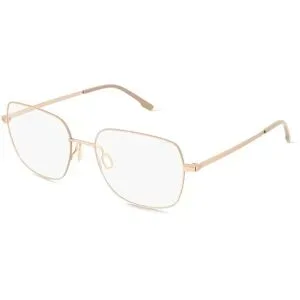DE RIGO Vision D.A.CH. GmbH Rodenstock R2664 Unisex-Brille inkl. Gläser Vollrand Quadratisch Metall-Gestell 53/17/140, Gold