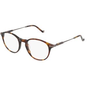 Design Eyewear Group Germany GmbH Hackett 332 Unisex-Brille inkl. Gläser Vollrand Rund Acetat-Gestell 49/19/145, Braun