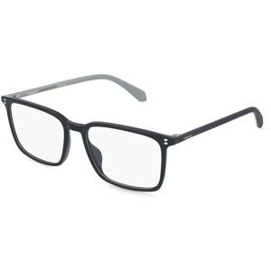 Safilo GmbH Polaroid PLD D615 Herren-Brille inkl. Gläser Vollrand Eckig Kunststoff-Gestell 54/16/145, Schwarz