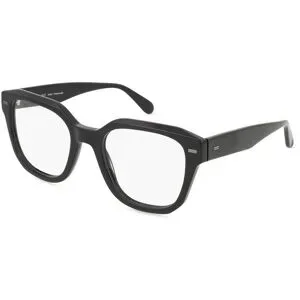 Wenzhou Lanson International Co., Ltd. Fielmann LN 063 FA LINO Unisex-Brille inkl. Gläser Vollrand Quadratisch Acetat-Gestell 55/22/145, Schwarz
