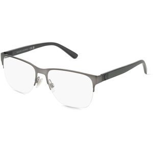 Luxottica Fashion Brillen Vertriebs GmbH Polo Ralph Lauren 0PH1228 Herren-Brille inkl. Gläser Halbrand Quadratisch Metall-Gestell 57/17/145, Grau