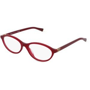 Luxottica Fashion Brillen Vertriebs GmbH Miu Miu MU 09XV Damen-Brille inkl. Gläser Vollrand Oval Acetat-Gestell 54/17/140, Blau