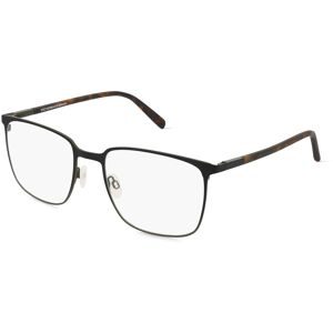 Eschenbach Optik GmbH FREIGEIST 862056 Herren-Brille inkl. Gläser Vollrand Quadratisch Metall-Gestell 59/21/155, Schwarz