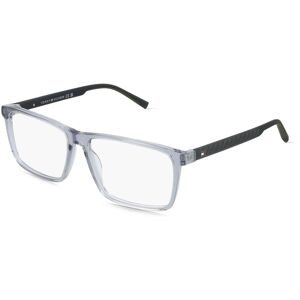Safilo GmbH Tommy Hilfiger TH 2198 Herren-Brille inkl. Gläser Vollrand Eckig Acetat-Gestell 58/15/145, Grau
