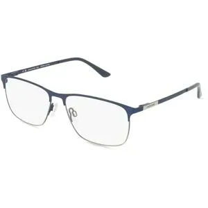 Design Eyewear Group Germany GmbH Jaguar J 3123 Unisex-Brille inkl. Gläser Vollrand Quadratisch Metall-Gestell 57/15/145, Blau