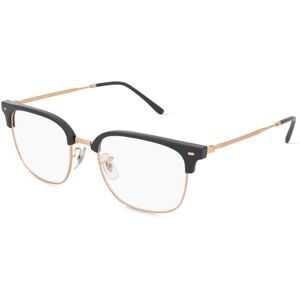 Luxottica Fashion Brillen Vertriebs GmbH Ray-Ban RX7216 Unisex-Brille inkl. Gläser Vollrand Quadratisch Kunststoff-Gestell 53/20/145, Grau