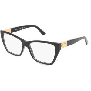 Luxottica Fashion Brillen Vertriebs GmbH Jimmy Choo JC3028 Damen-Brille inkl. Gläser Vollrand Cat Eye Acetat-Gestell 54/16/140, Schwarz