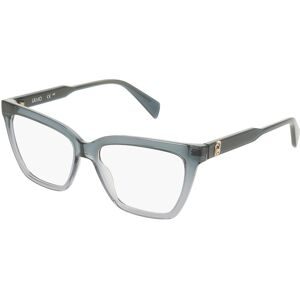 Marchon Germany GmbH Liu Jo LJ2840 Damen-Brille inkl. Gläser Vollrand Cat Eye Acetat-Gestell 53/15/140, Grau