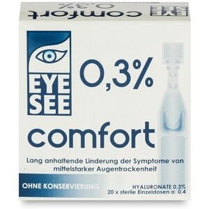 Avizor EyeSee Comfort 0,3% (0.4er Packung) Benetzung (BC 0)