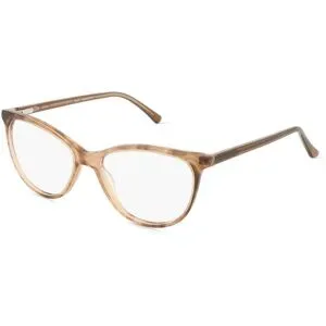 Wenzhou Lanson International Co., Ltd. Fielmann LN 009 MOD II FLEX CL Damen-Brille inkl. Gläser Vollrand Butterfly Acetat-Gestell 52/15/135, Braun