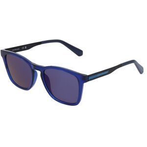 Marchon Germany GmbH Calvin Klein CKJ22642S Herren-Sonnenbrille Vollrand Quadratisch Kunststoff-Gestell, Blau