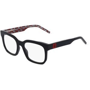 Safilo GmbH Hugo HG 1223 Damen-Brille inkl. Gläser Vollrand Quadratisch Acetat-Gestell 53/20/145, Schwarz